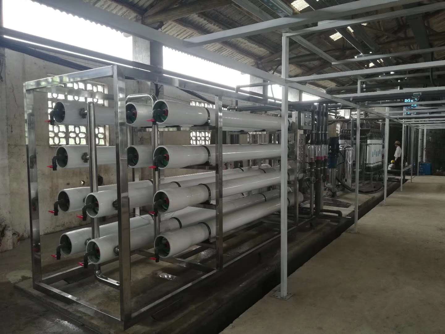 广西象州龙腾纸业15T/H超纯水全膜法系统